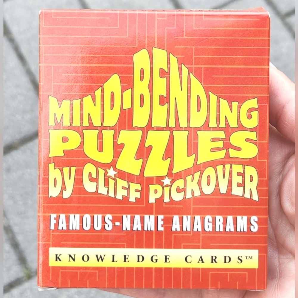 Mind-Bending Puzzles: Famous-Name Anagrams Knowledge Cards Deck